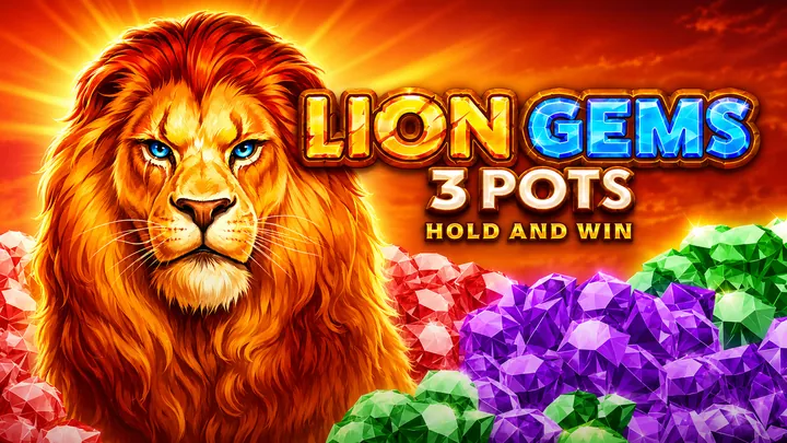 Lion Gems 3 Pots game artwork
